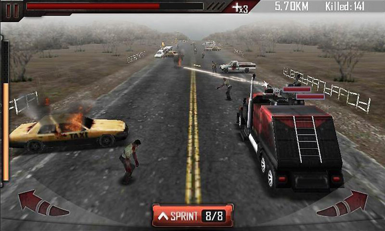 شاشة Zombie Roadkill 3D 1