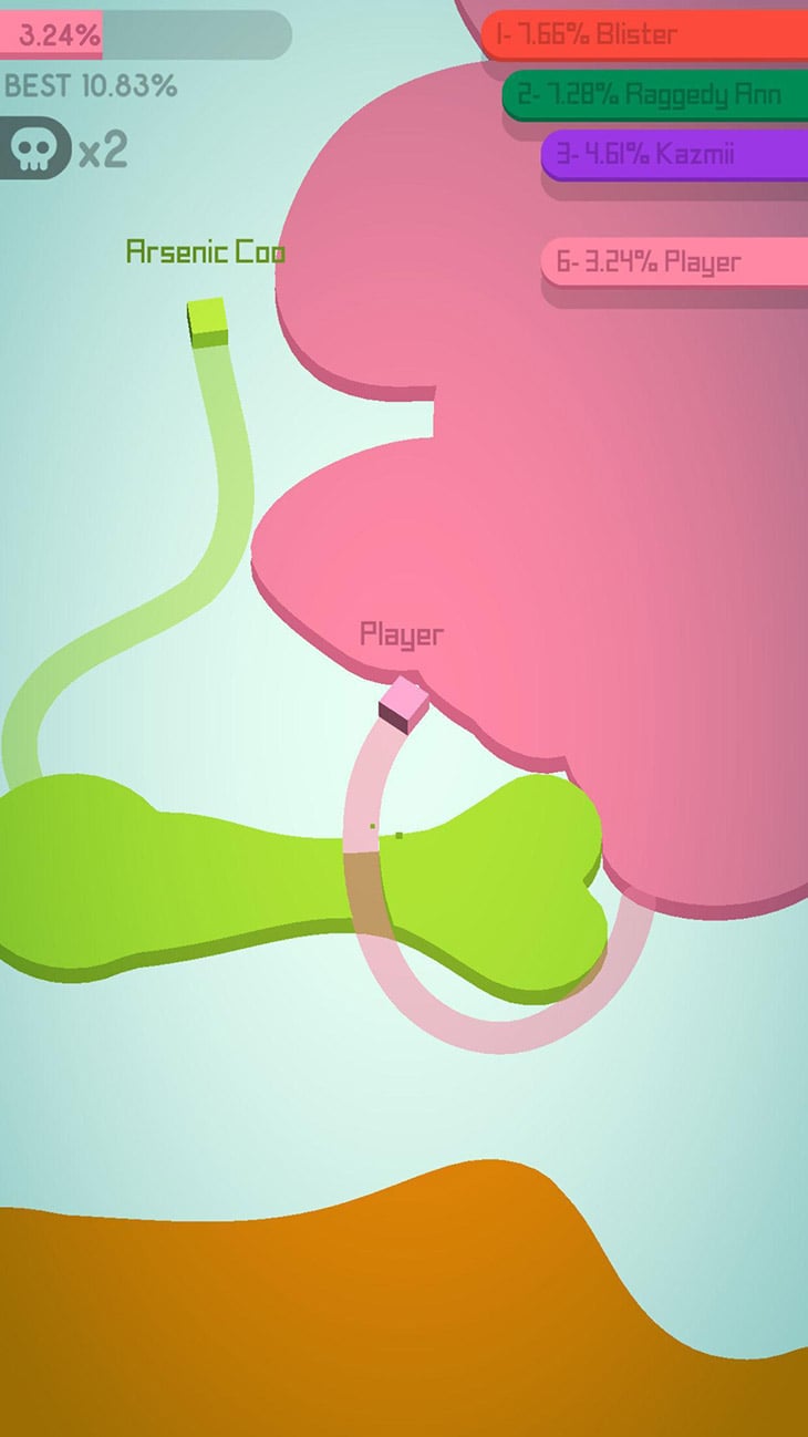Paper.io 2 لقطة شاشة 2