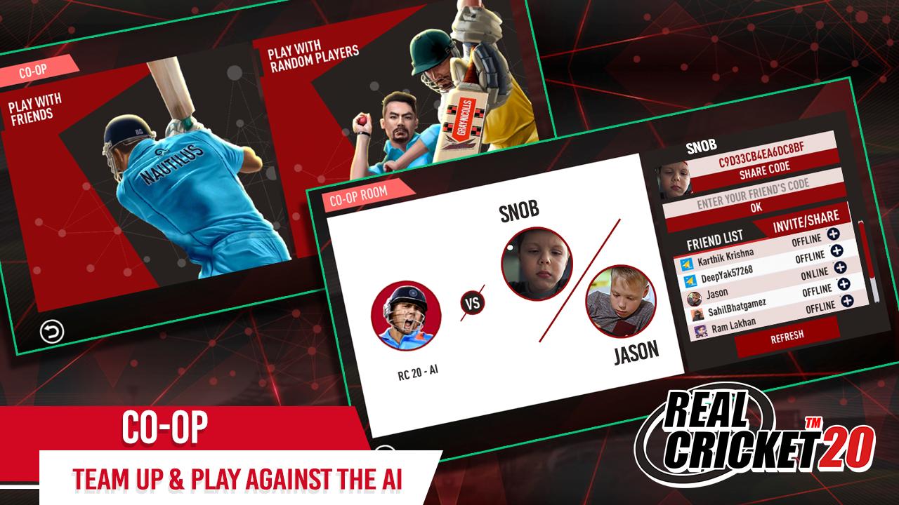 شاشة Real Cricket 20 2