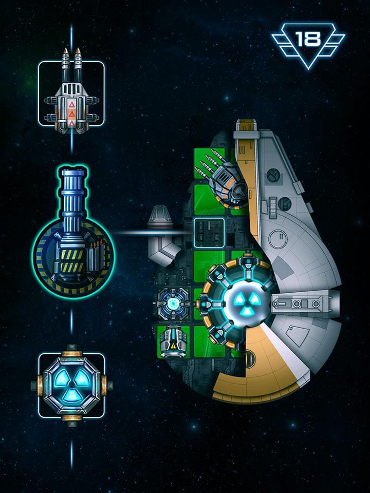 Space Arena قم ببناء سفينة فضاء وحارب الشاشة 0