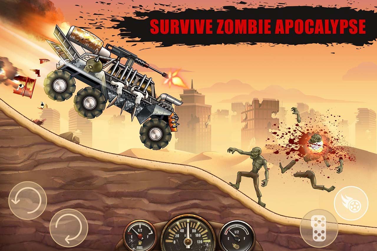 شاشة Zombie Hill Racing 0