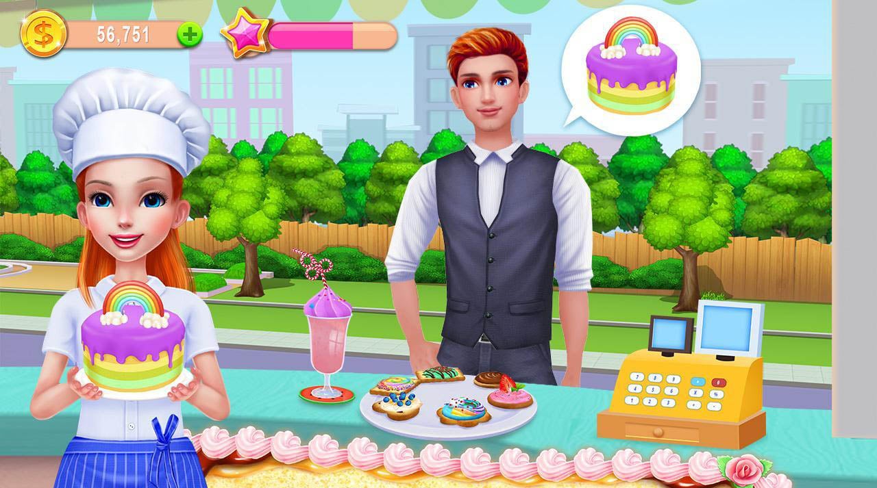 شاشة My Bakery Empire 1