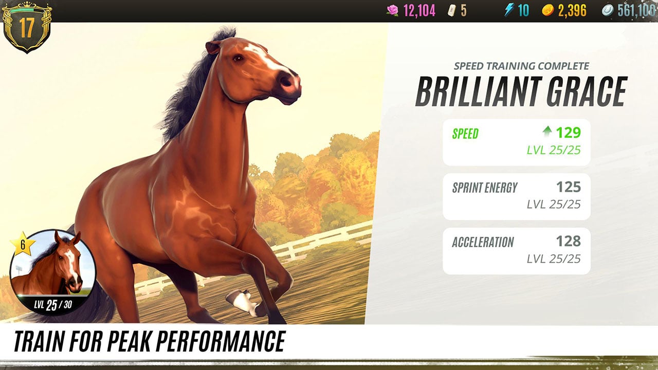 شاشة Rival Stars Horse Racing 3