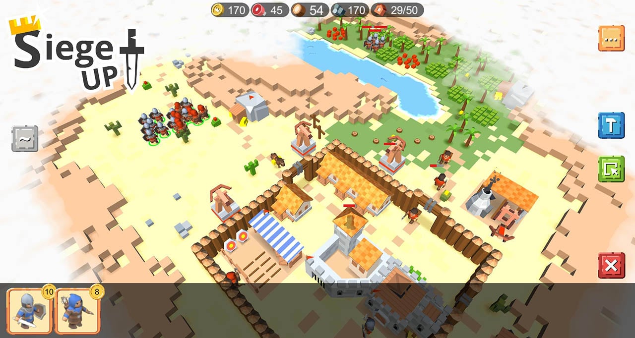 شاشة RTS Siege Up 2