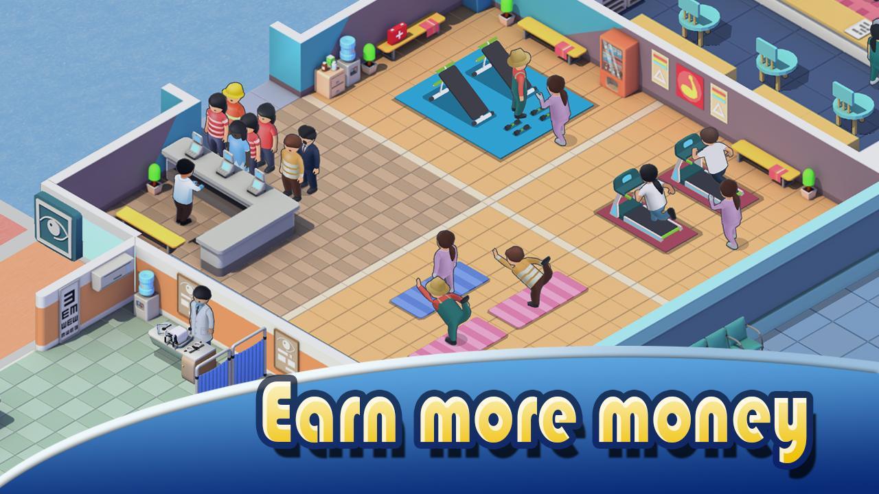 شاشة Idle Hospital Tycoon 3