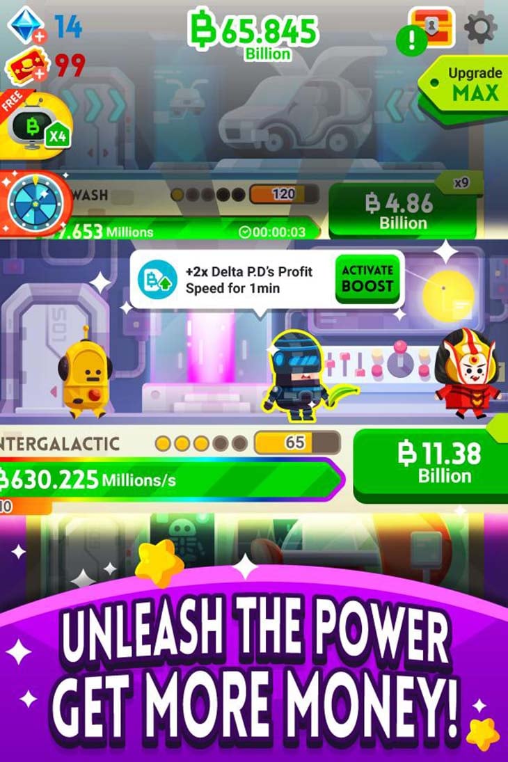 Cash Inc: لقطة شاشة لعبة Money Clicker 2