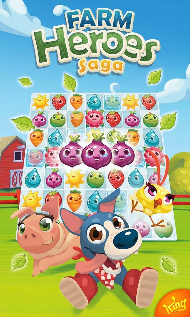 شاشة Farm Heroes Saga 4