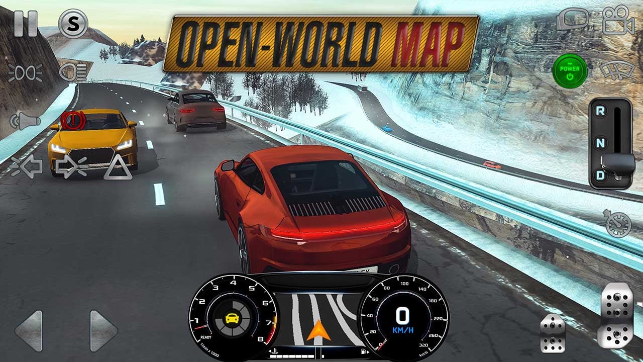 شاشة Real Driving Sim 3