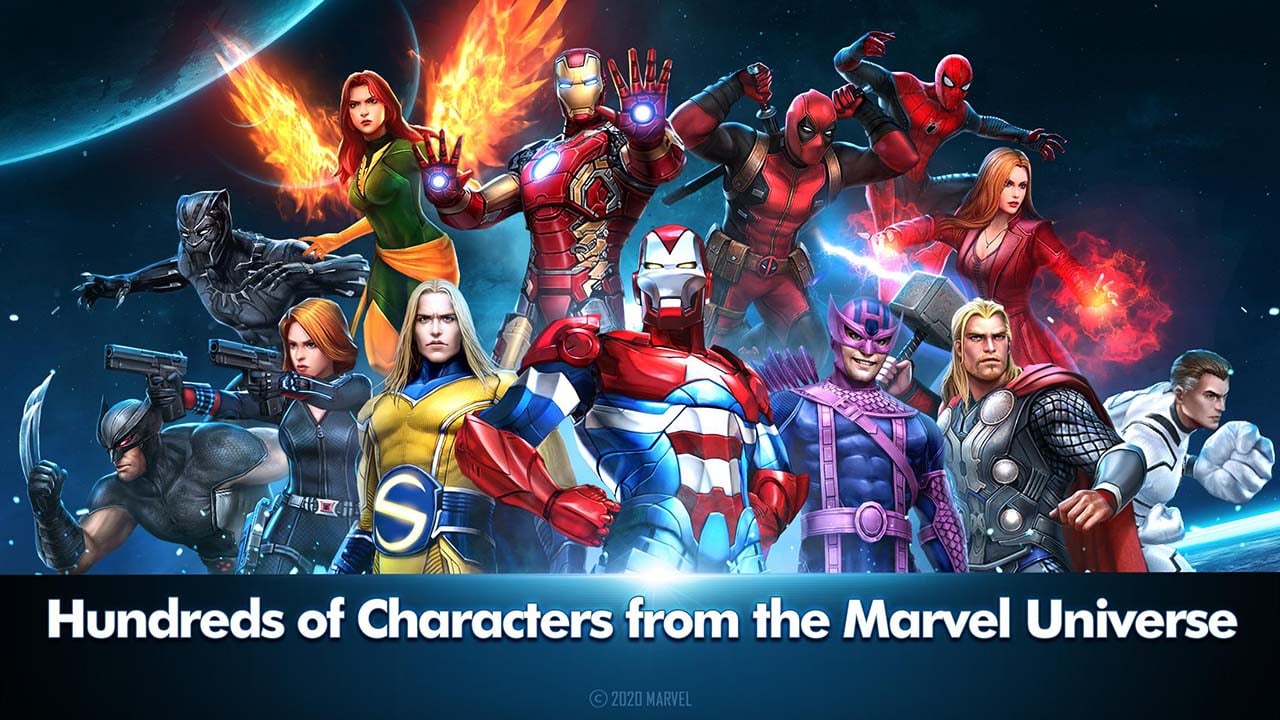 شاشة MARVEL Future Fight 0