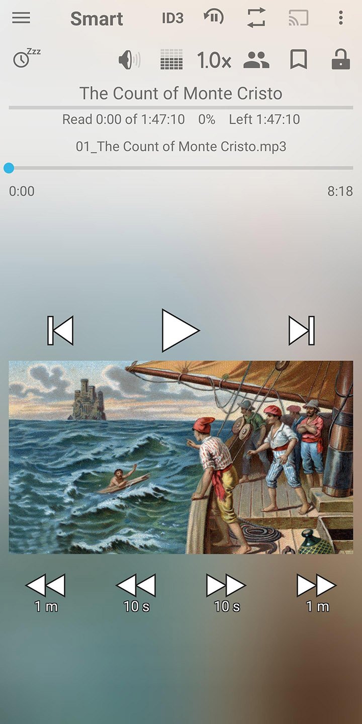 شاشة مشغل الكتب الصوتية الذكية 2