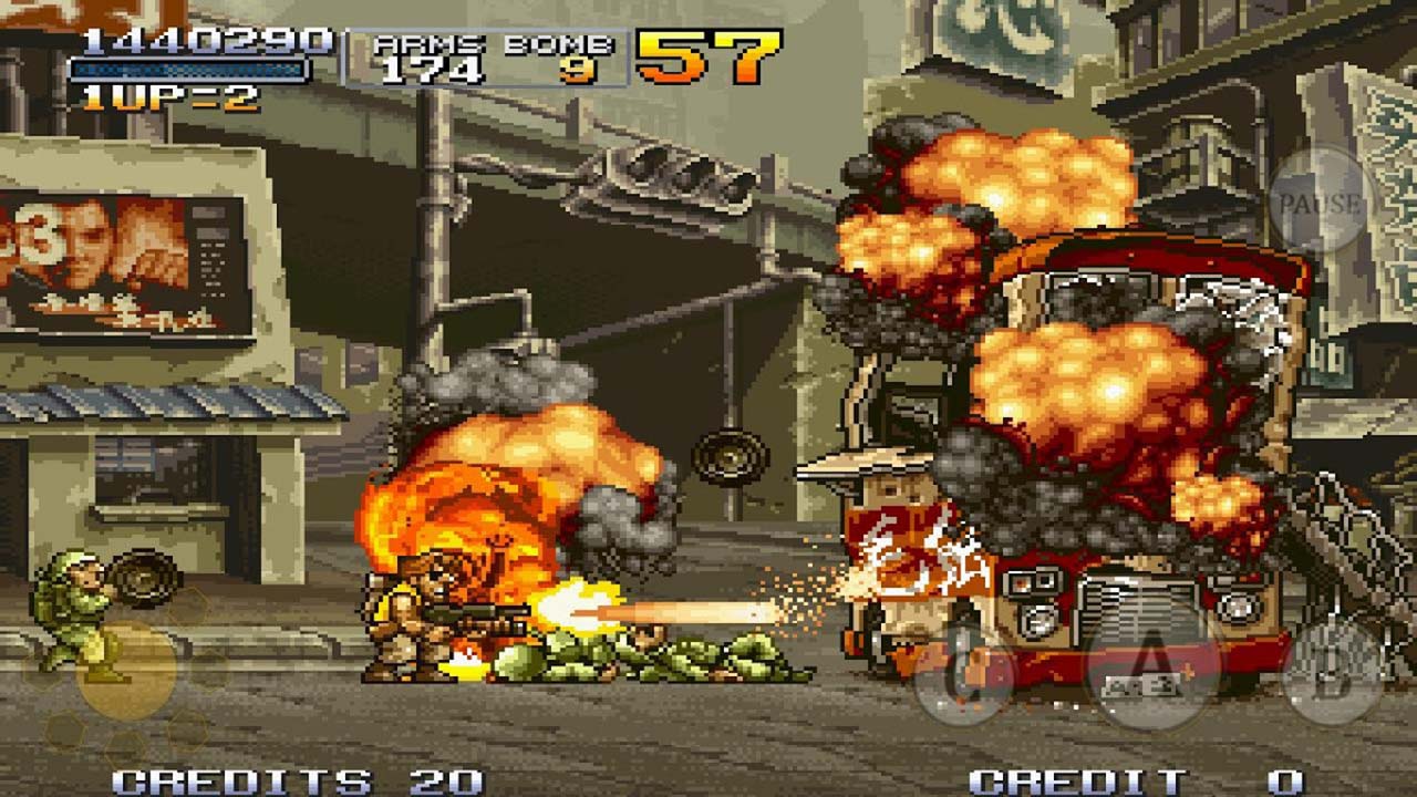 شاشة METAL SLUG X 1