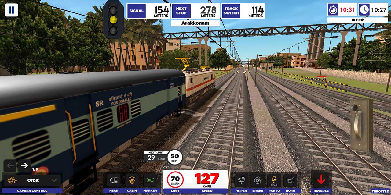 شاشة Indian Train Simulator 1