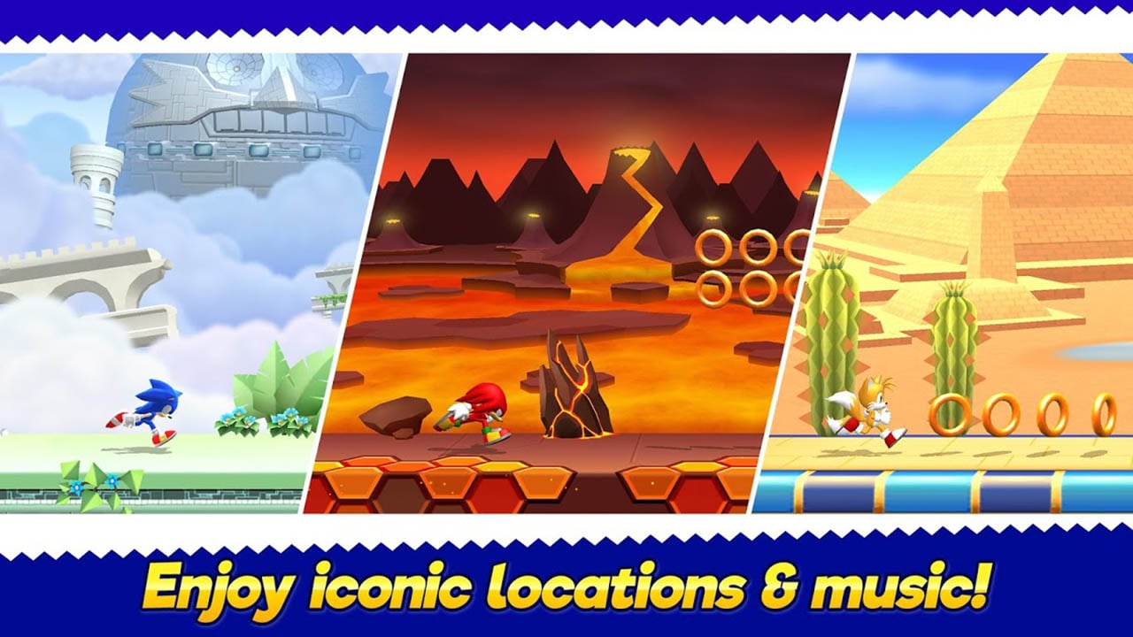 شاشة Sonic Runners Adventure 2