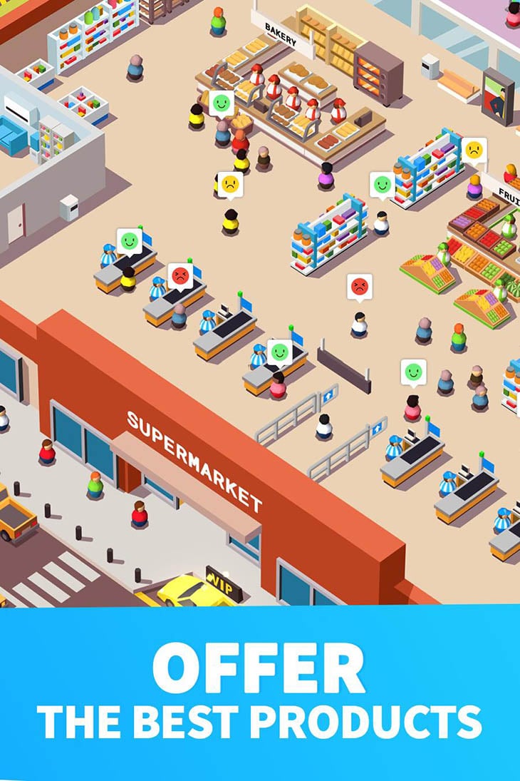 Idle Supermarket Tycoon لقطة شاشة 