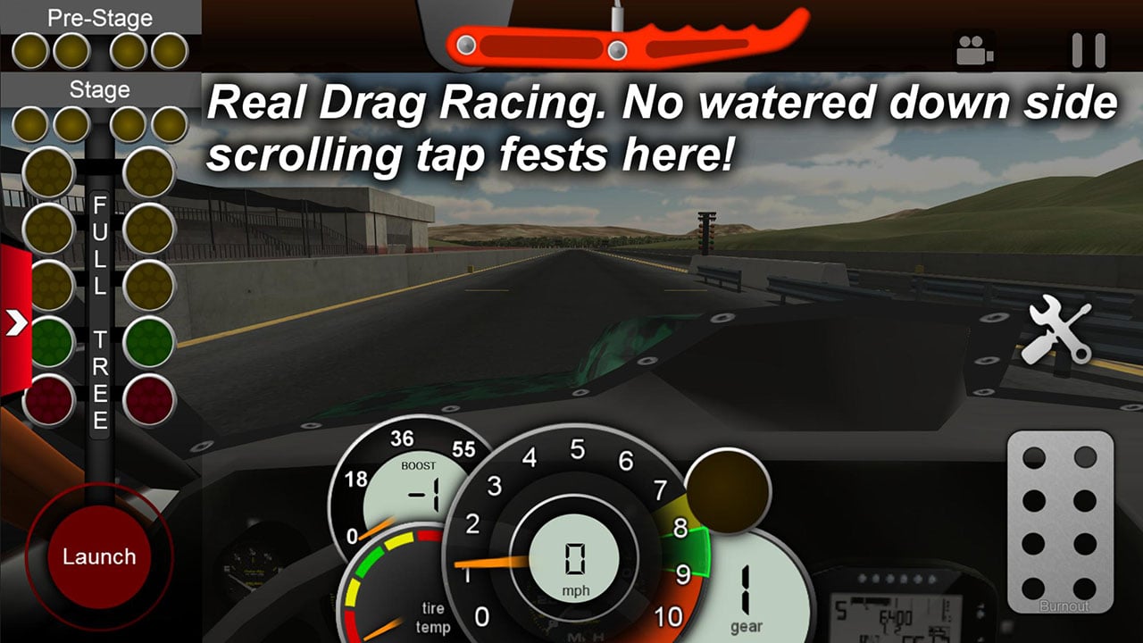 شاشة Pro Series Drag Racing 1