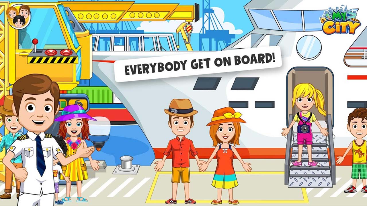 شاشة مغامرات My City Boat 2