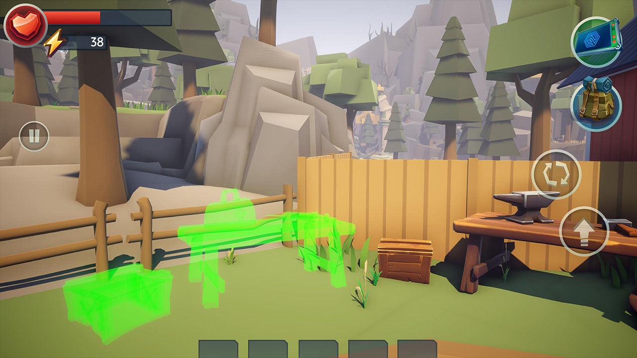 شاشة Tegra Crafting and Building Survival Shooter 4