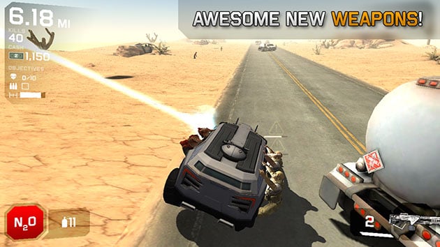 Zombie Highway 2 لقطة شاشة 1