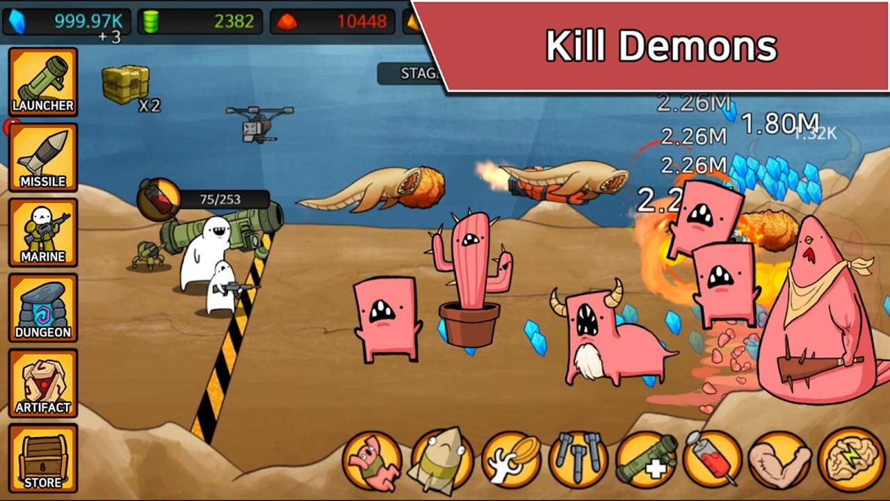 شاشة Missile Dude RPG 2