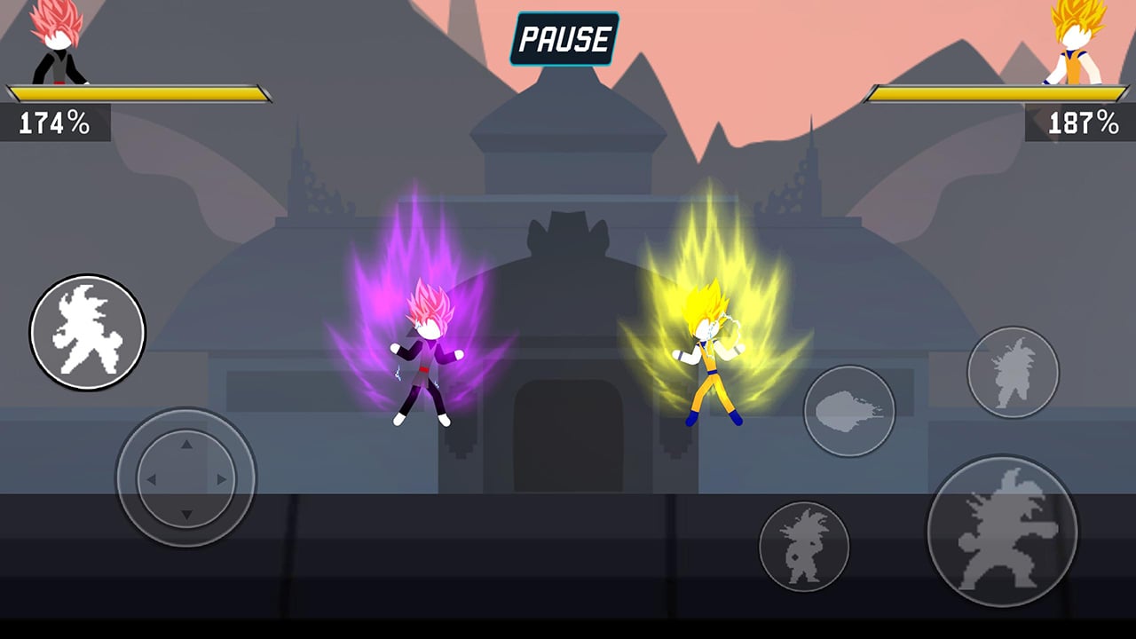 شاشة Stick Shadow War Fight 0