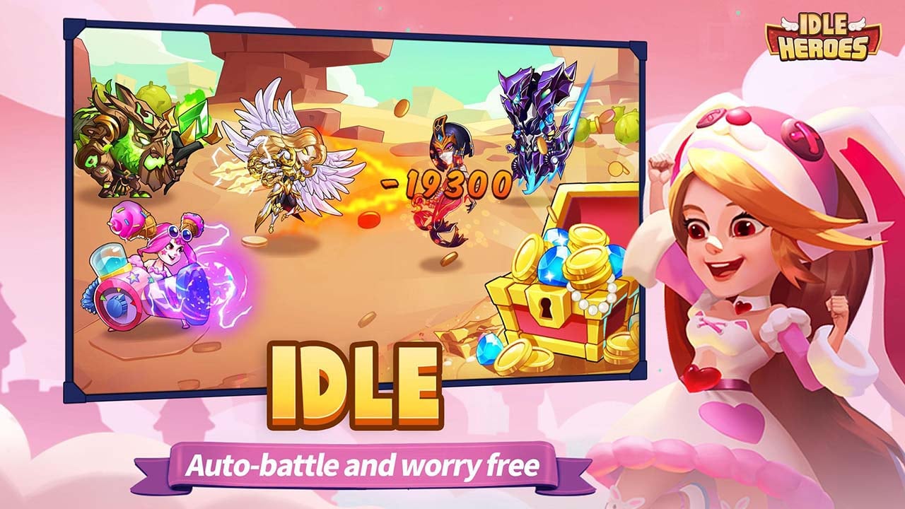 شاشة Idle Heroes 2