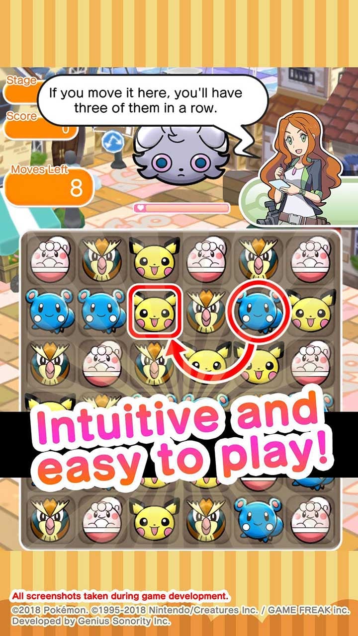 Pokémon Shuffle Mobile screen 2