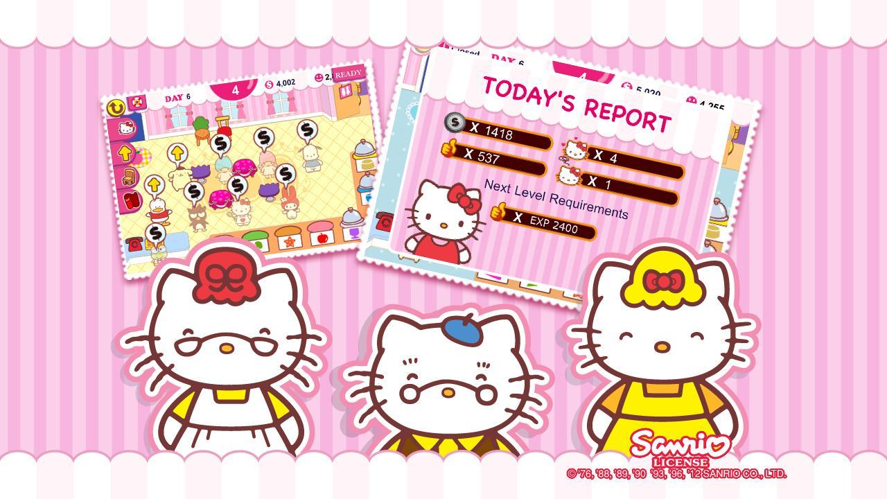 شاشة Hello Kitty Cafe 1