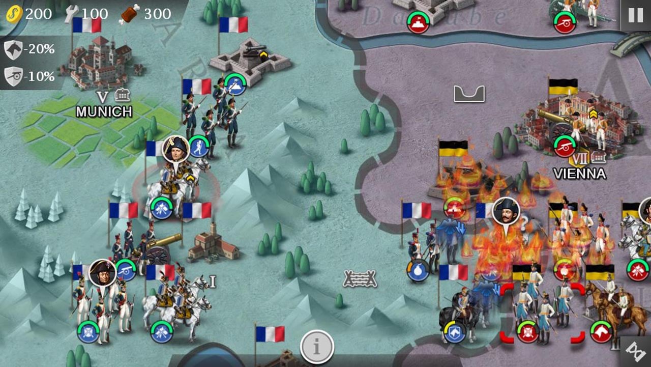 الحرب الأوروبية 4 شاشة نابليون 2