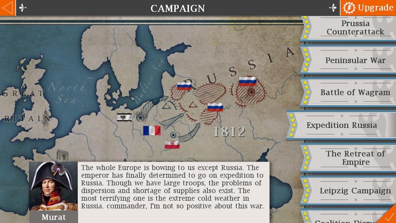 الحرب الأوروبية 4 شاشة نابليون 3