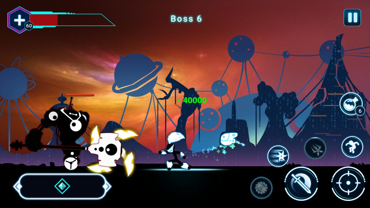 شاشة Stickman Ghost 2 3