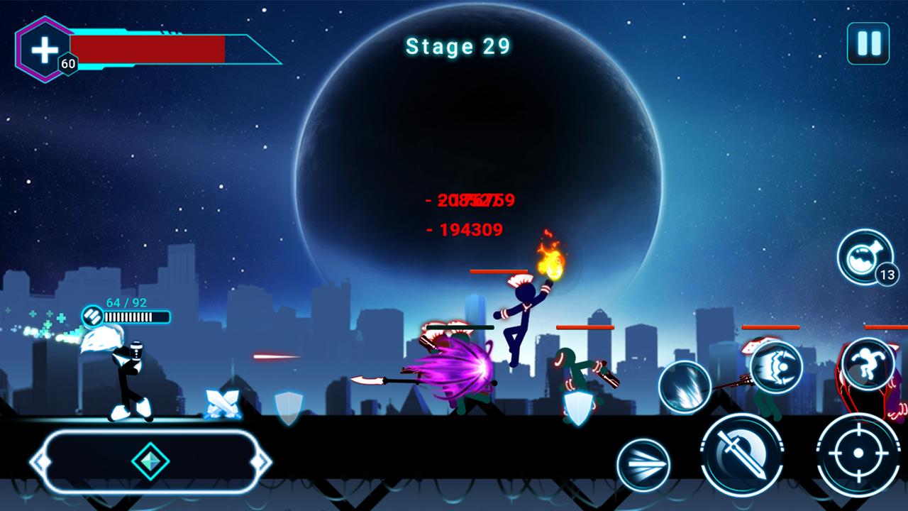 شاشة Stickman Ghost 2 4