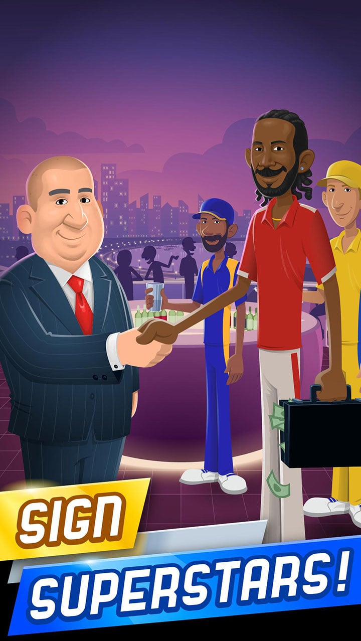 شاشة Stick Cricket Super League 2