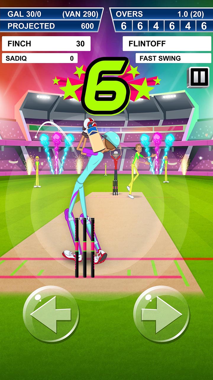 شاشة Stick Cricket Super League 5