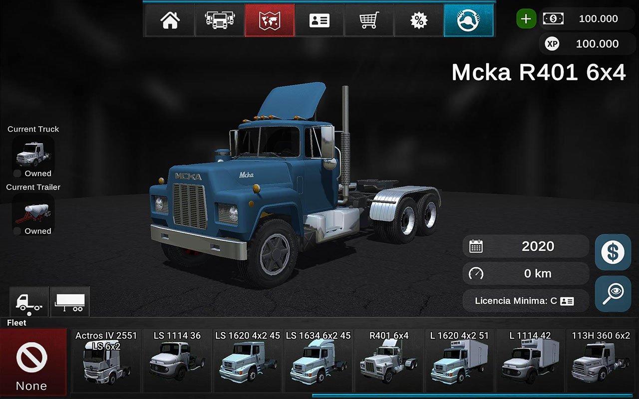 شاشة Grand Truck Simulator 2 0