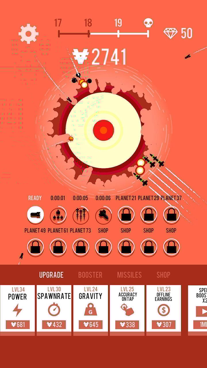 شاشة Planet Bomber 3