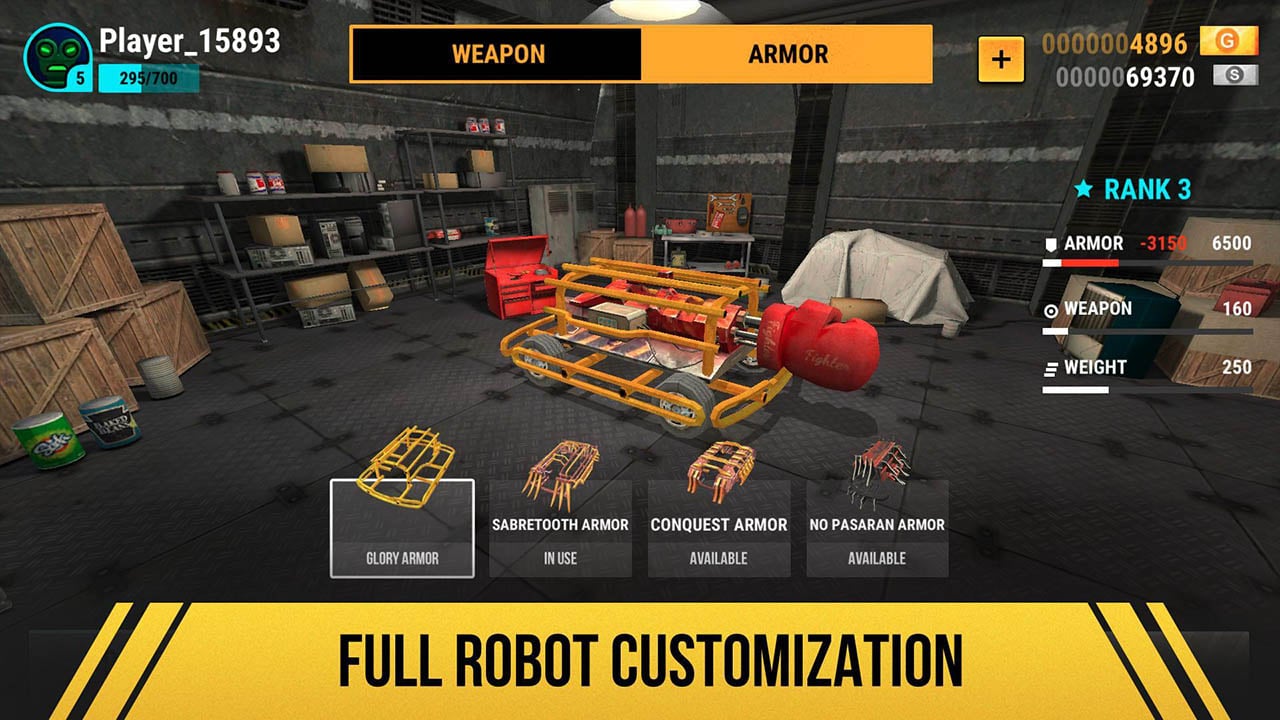 Robot Fighting 2 Minibots 3D screenshot 2