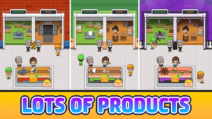 Idle Factory Tycoon لقطة شاشة 3