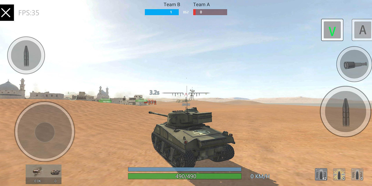 شاشة Panzer War 3