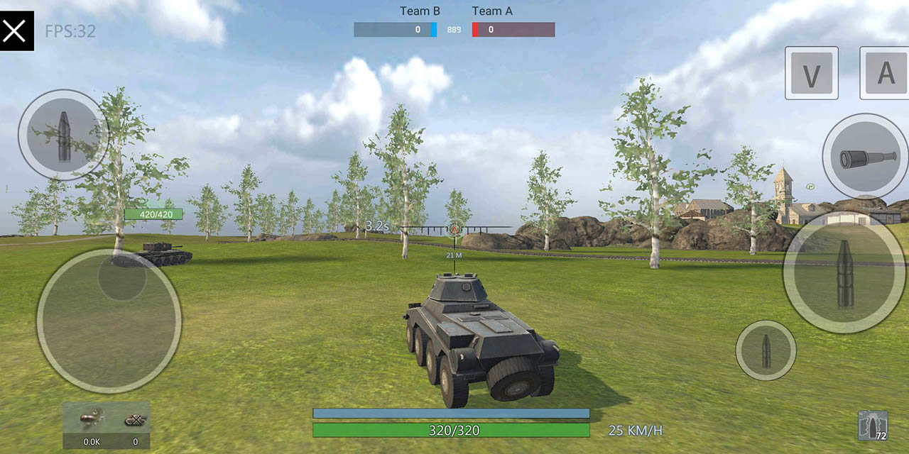 شاشة Panzer War 2