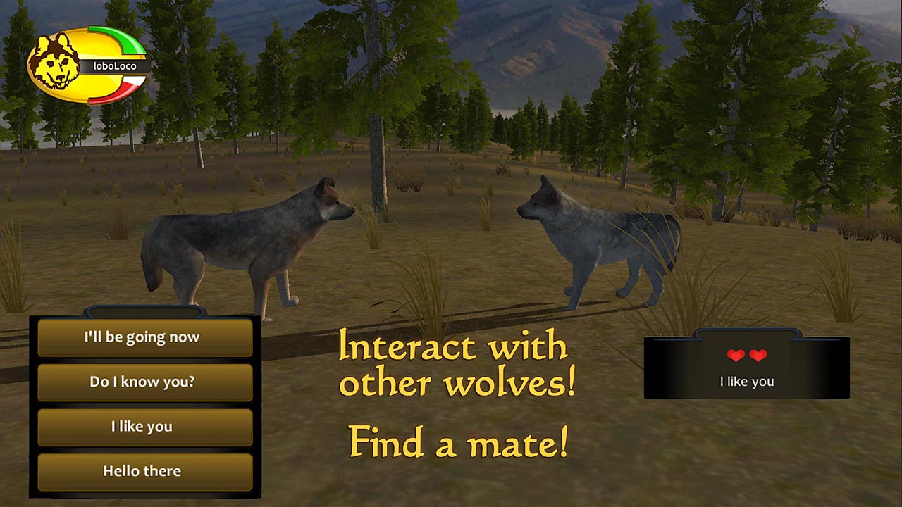 شاشة WolfQuest 2