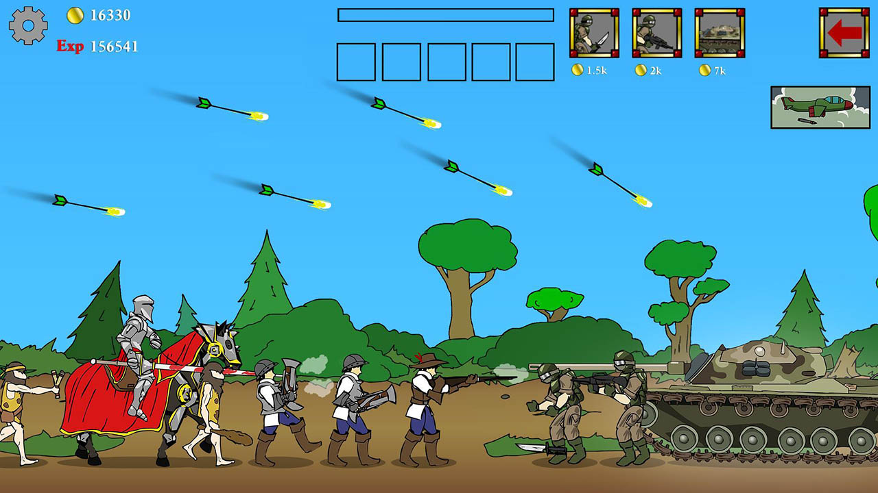 شاشة Age of War 2