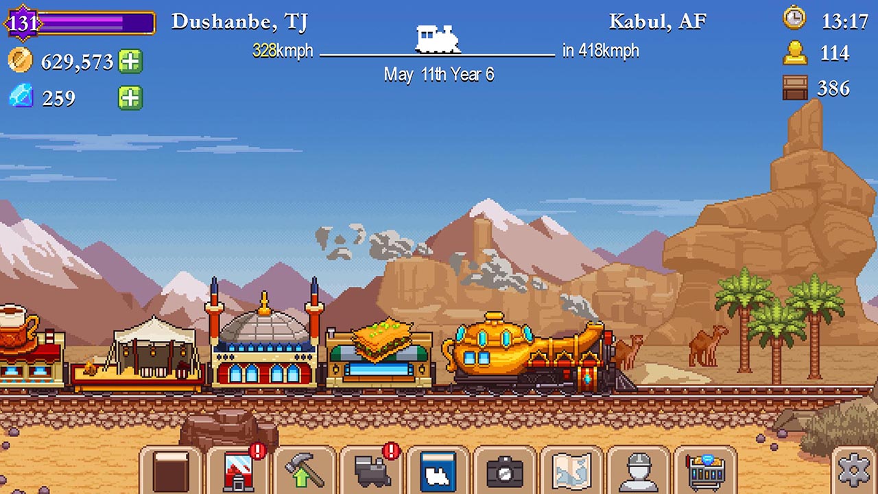 شاشة Tiny Rails 3