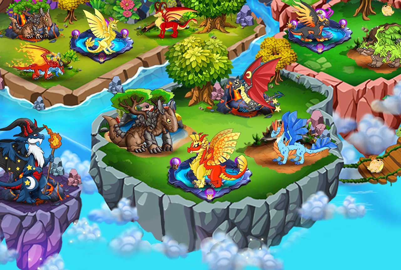 شاشة DRAGON VILLAGE 2