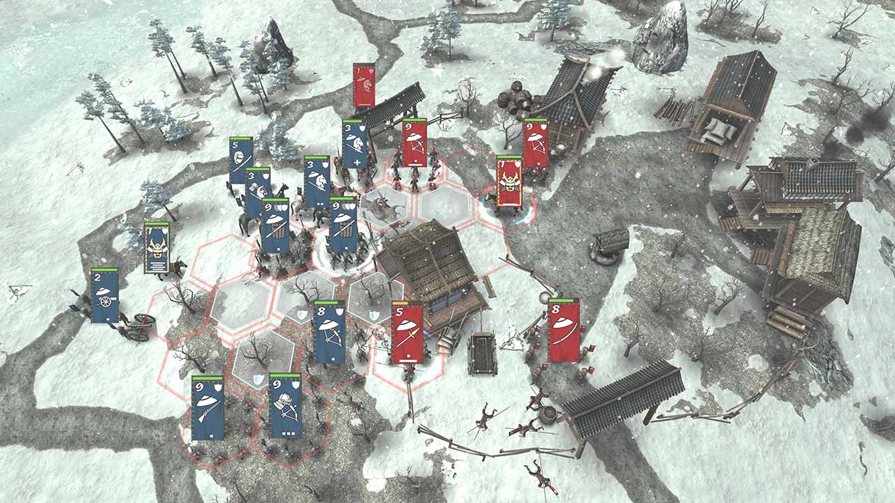 شاشة Empire Hex Commander من Shogun 3