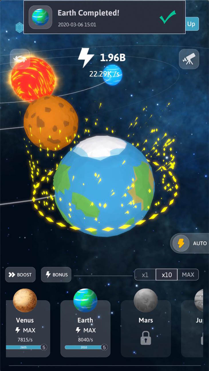 Idle Galaxy screenshot 2