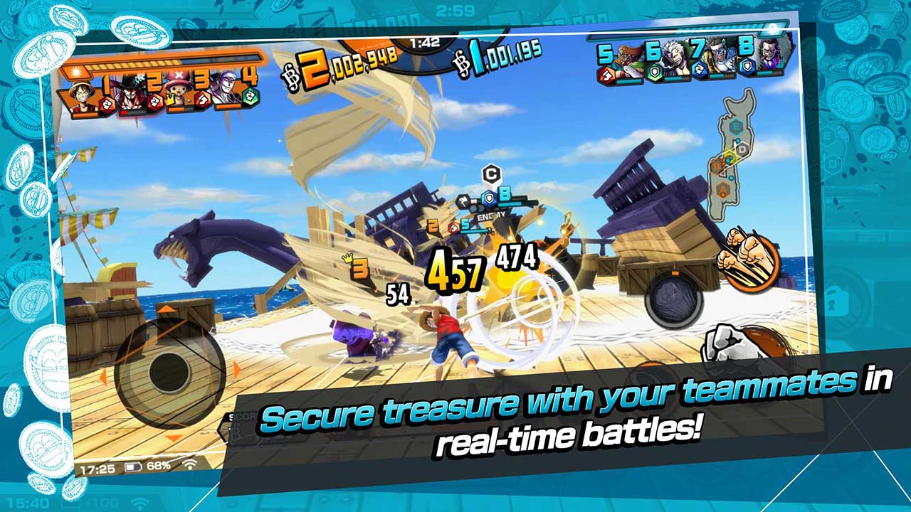 شاشة ONE PIECE Bounty Rush 3