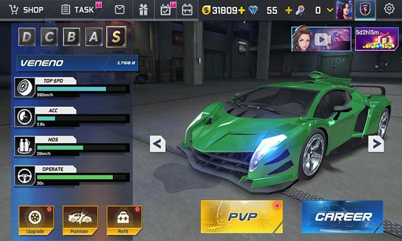 شاشة Street Racing HD 1