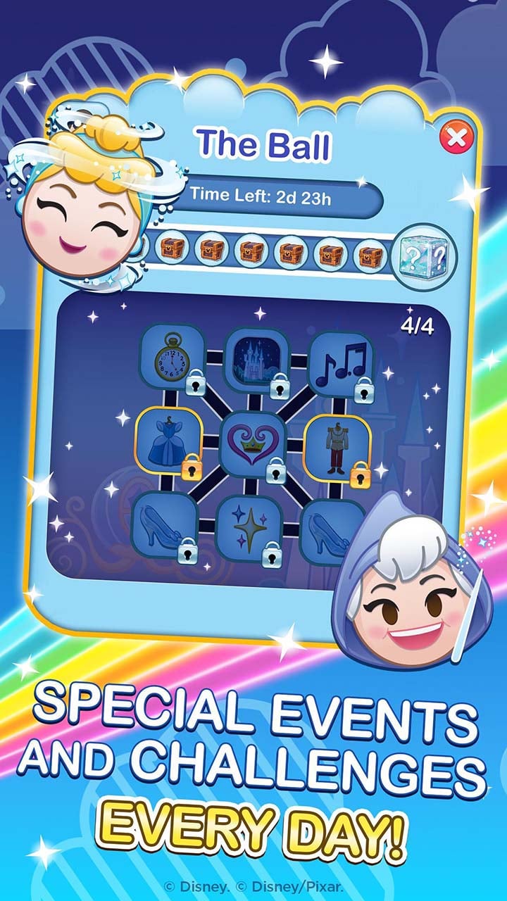 شاشة Disney Emoji Blitz 3