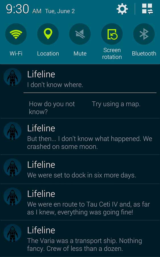 لقطة شاشة لعبة Lifeline 3