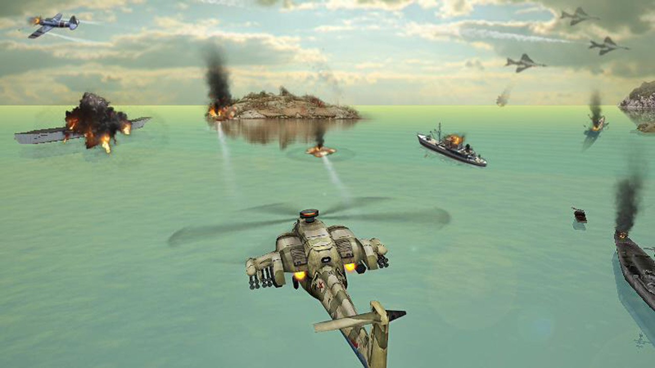 شاشة Gunship Strike 3D 1